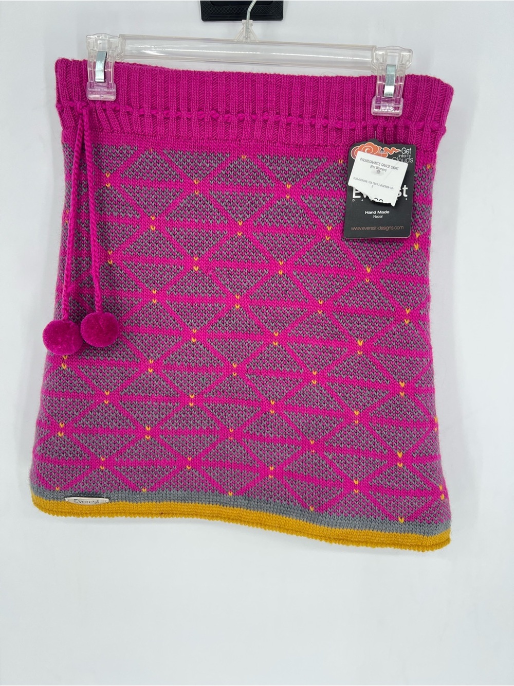 Everest Designs 100% Wool Knit Skirt Hand Made Size Small